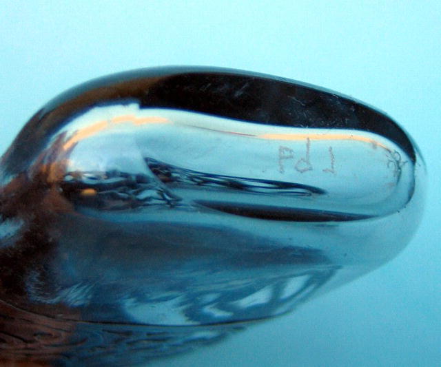 AMERICAN LARGE MARKED STERLING OVERLAY SCENT BOTTLE