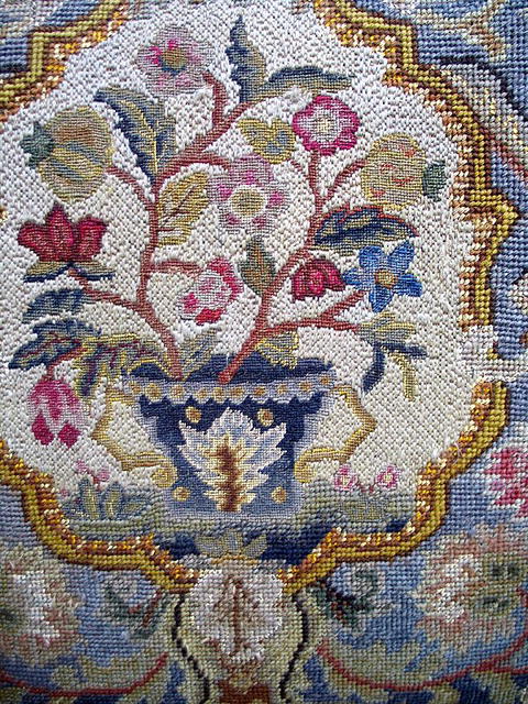 INCREDIBLE 18th / 19th CENTURY NEEDLEPOINT CHAIR