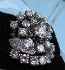 DIAMOND RING 5+ CARATS APPRAISED $12k MAJOR FLASH