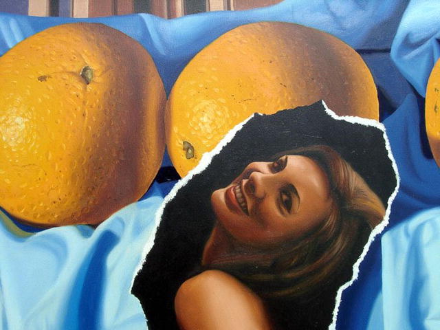 BOB BYERLEY ORIGINAL OIL PAINTING NUDE DETAIL