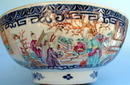 LARGE CHINESE EXPORT PUNCH BOWL 18th C SUPERB