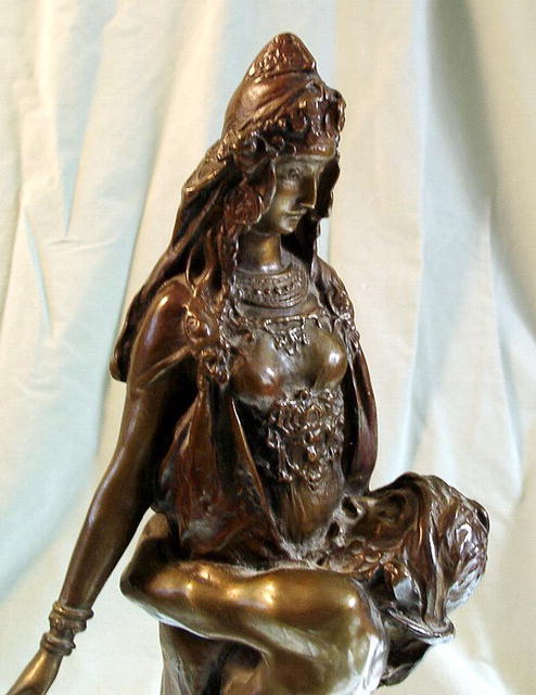 THEODORE RIVIERE BRONZE CARTHAGE SUSSE FRERES