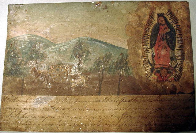 MEXICAN RETABLO MAYBE ONE OF THE RAREST ONES EV