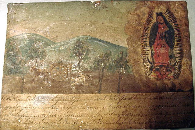 MEXICAN RETABLO MAYBE ONE OF THE RAREST ONES EV