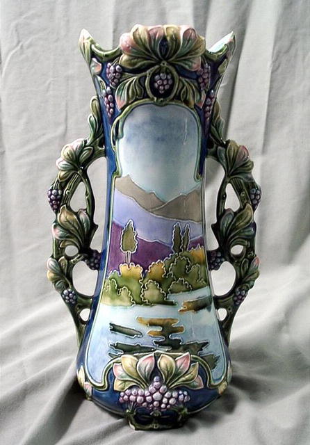 THE BEST ART NOUVEAU MAJOLICA VASE THERE IS