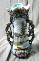 THE BEST ART NOUVEAU MAJOLICA VASE THERE IS