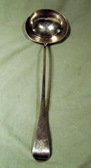 ENGLISH HALLMARKED STERLING PUNCH LADLE 1792