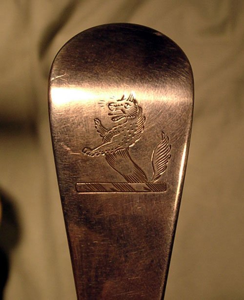 ENGLISH HALLMARKED STERLING PUNCH LADLE 1792