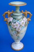 BEAUTIFUL LARGE CAC BELLEEK VASE DATED 1905