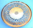 GORHAM STERLING HAND HAMMERED 1914 FILIGREE FOOTED BOWL