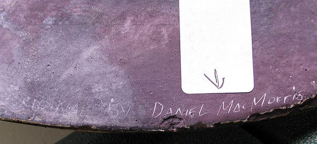 MacMORRIS, LeRoy Daniel ORIGINAL BRONZED PLAQUE