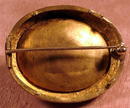 1860s LAVA CAMEO WITH GREEK KEY BORDER 14K HIGH RELIEF
