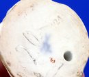 MEISSEN SUPERB WOMAN W/AUTO HARP LARGE