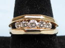 QUALITY 1.25 CARAT DIAMOND RING 14K GOLD CHANNEL SET DIAMOND