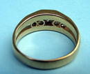 QUALITY 1.25 CARAT DIAMOND RING 14K GOLD CHANNEL SET DIAMOND