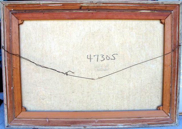 HOOS, Frans Simon (1884-1966) LARGE PAINTING OF ALPS