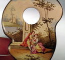 VERY NICE BATTERSEA ENAMELED WATCH HOLDER 1790s