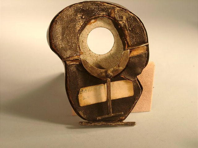 VERY NICE BATTERSEA ENAMELED WATCH HOLDER 1790s