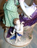 KPM MEISSEN QUALITY 3 FIGURE GROUP SIGNED