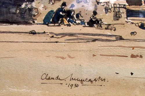 WATERCOLOR MUNCASTER, Claude WELL LISTED