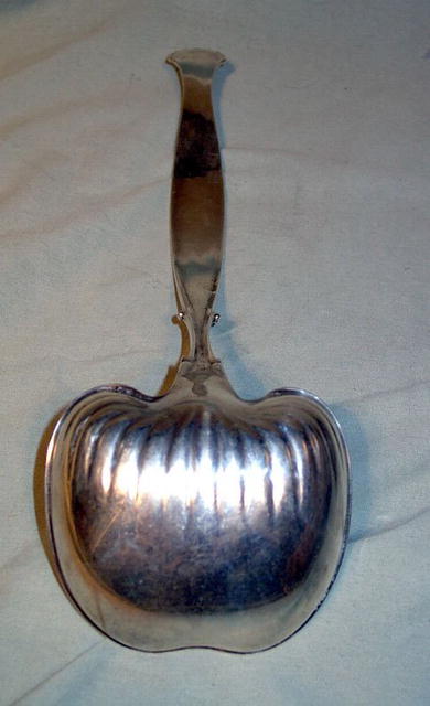 GREAT VICTORIAN / NOUVEAU STERLING PUNCH LADLE DETAIL