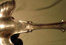 GREAT VICTORIAN / NOUVEAU STERLING PUNCH LADLE DETAIL