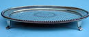 J E CALDWELL STERLING FOOTED TRAY CIRCA 1880