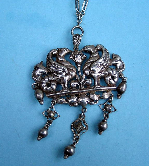 PERUZZI BOSTON STUNNING NECKLACE STERLING HANDMADE
