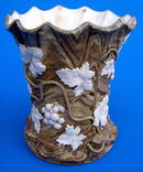 BENNINGTON SCRODDLEWARE VASE EXTREMELY RARE