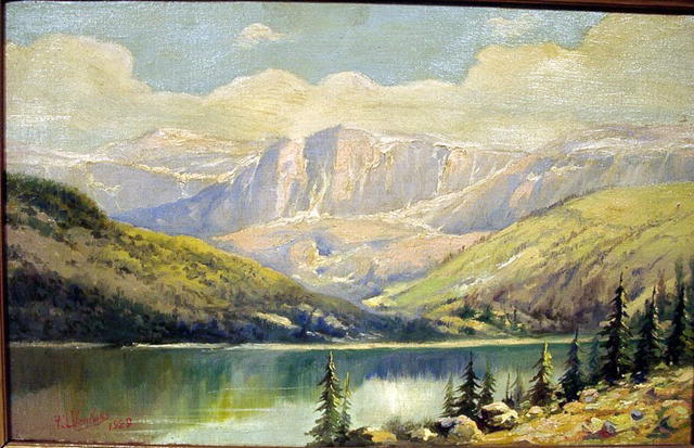 FRANK LEWIS VAN NESS (1866-?) OIL PAINTING CALIFORNIA