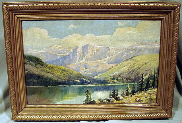 FRANK LEWIS VAN NESS (1866-?) OIL PAINTING CALIFORNIA