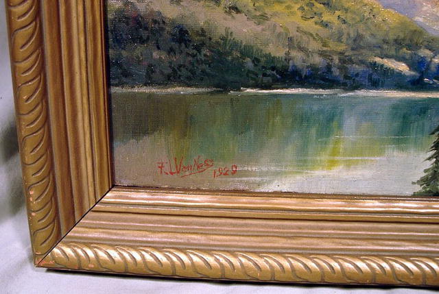 FRANK LEWIS VAN NESS (1866-?) OIL PAINTING CALIFORNIA