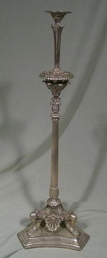 FANTASTIC ELKINGTON & CO SILVER PLATE CANDLESTICK