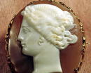 OUTSTANDING SHELL CAMEO FINE DETAILS 14K GOLD