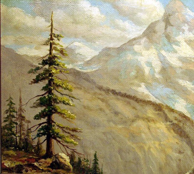 FRANK LEWIS VAN NESS (1866-?) OIL PAINTING CALIFORNIA