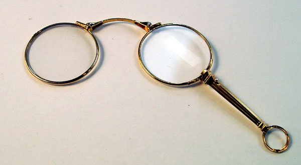 10KT STRONG ART DECO LORGNETTES NICE WORK