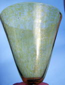 RARE SIGNED STEUBEN AWESOME WINE STEM VENETIAN