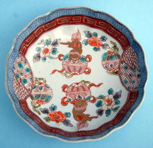 FABULOUS 18th/19th C IMARI / ARITA RUFFLED BOWL GREAT