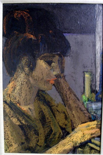 OIL PAINTING BY MAURICE MANN "I SAW HER STANDING THERE"
