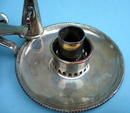 OUTSTANDING PAIR OF SILVER PLATE CANDLESTICKS C 1800