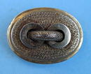 NICE VICTORIAN PIN / BROOCH ETRUSCAN FINISH WITH LOOP