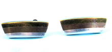 LOS CASTILLO MIXED METAL EARRINGS STERLING BRASS COPPER