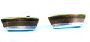LOS CASTILLO MIXED METAL EARRINGS STERLING BRASS COPPER