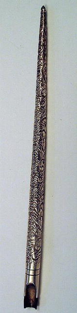 STERLING INK PEN PARKER TYPE REPOUSSE 1900