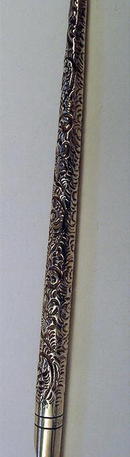 STERLING INK PEN PARKER TYPE REPOUSSE 1900