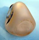 STERLING OVERLAY BITTERS BOTTLE WITH HEN