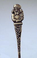STERLING SANTA SPOON VERY RARE SUPER NEAT