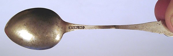 STERLING SANTA SPOON VERY RARE SUPER NEAT