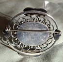 GEORG JENSEN STERLING BROOCH #91 ARTS CRAFTS