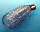 FINE CUT GLASS AND STERLING SCENT BOTTLE QUALITY WORK